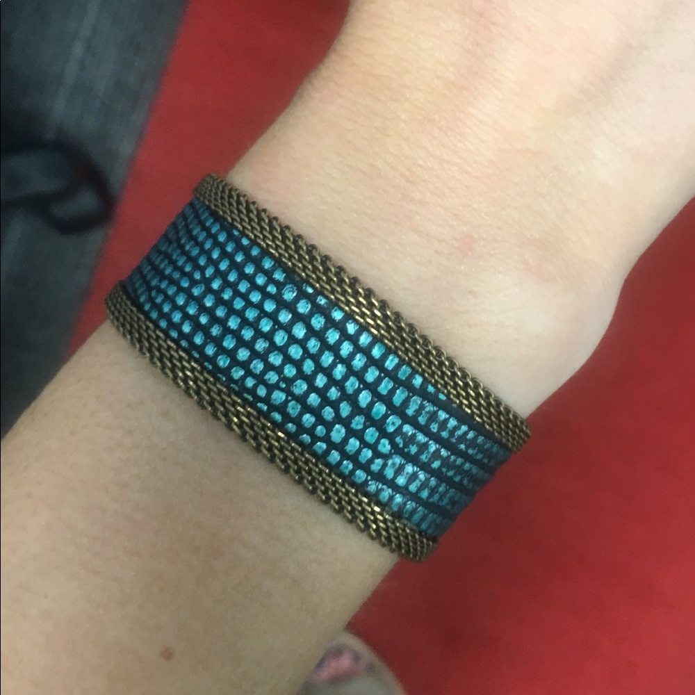 COPY - Cynthia Desser cuff-turquoise
